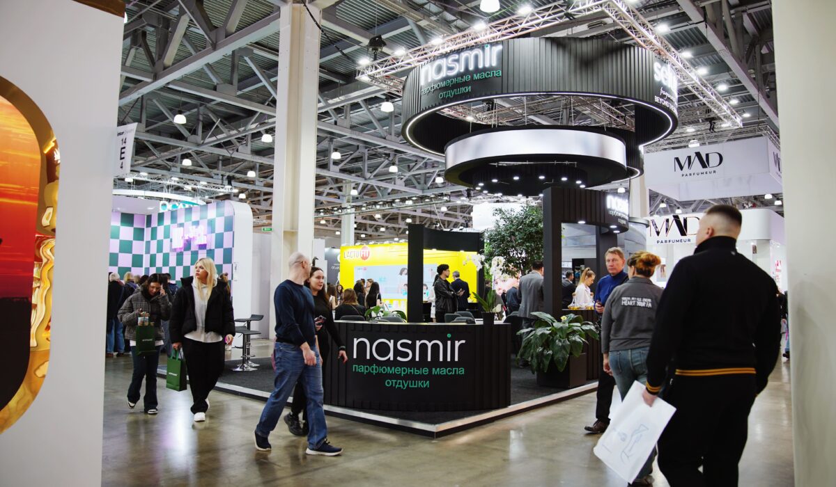 Стенд Насмир и Seluz на выставке InterCHARM 2026 в Москве